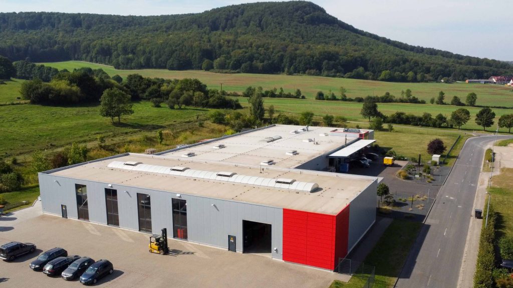 Firmengelände des Blechverarbeitungsunternehmen JORDAN GmbH Blechworxx in Sonnenstein