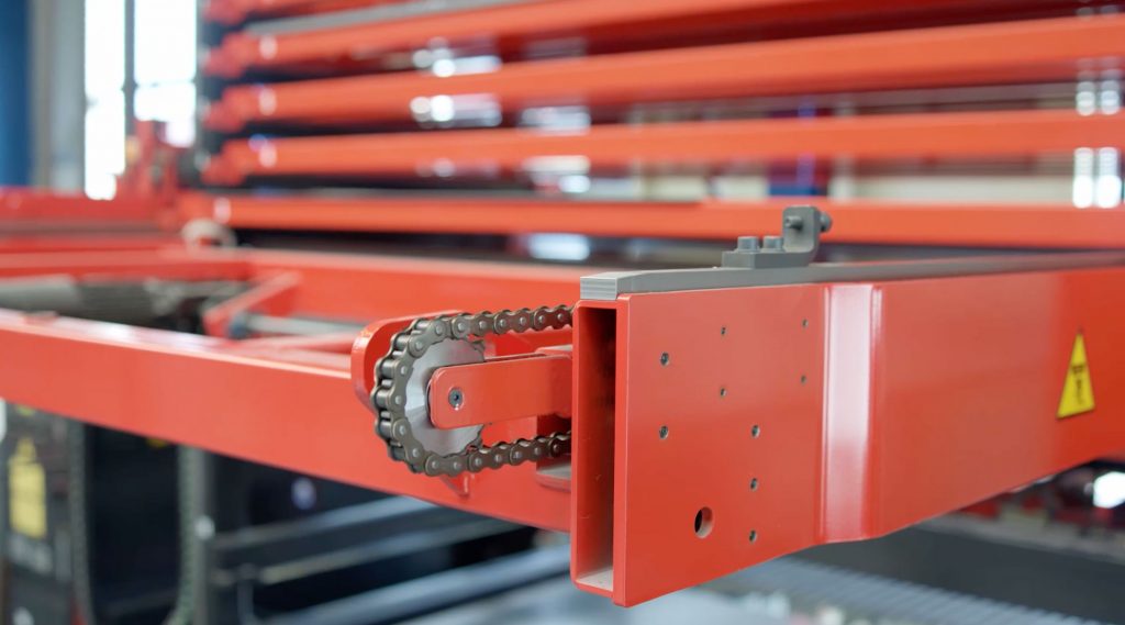 Detailaufnahme Stanz-Laser-Zentrum bei JORDAN